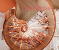 Thi công cầu thang xoắn cho resort Vũng Tàu, TP.HCM