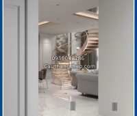 Lắp đặt cầu thang xoắn cho căn hộ Sài Gòn