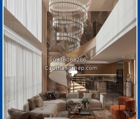 Cầu thang xoắn ốc cho căn hộ Duplex tại Thủ Đức