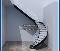 Cầu thang xoắn ốc đẹp hiện đại tại TP.HCM