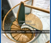 Cầu thang xoắn đẹp cho nhà cao tầng tại HCM
