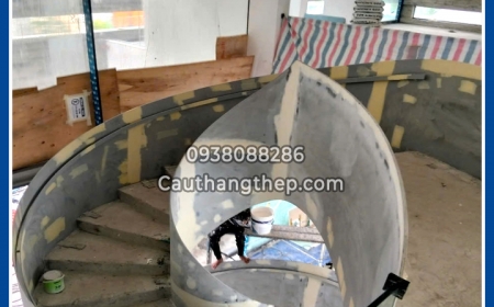 Cầu thang xoắn ốc hiện đại Thủ Đức