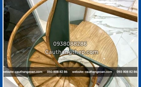 Cầu thang xoắn ốc cho nhà cao tầng quận 7